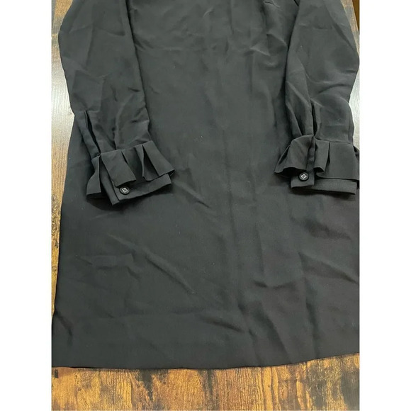 Banana Republic Ruffle-Cuff Button-Back Dress Sz4 - Picture 11 of 14